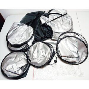 (Set #1) Car Windshield Sunshade, 6 Pieces